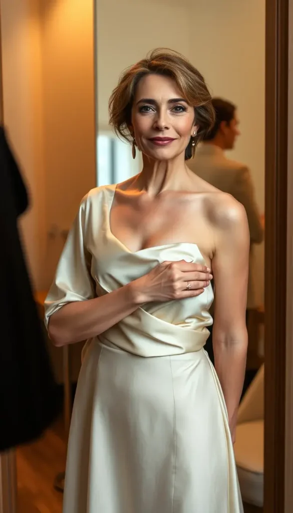 Silk base layer worn under a formal winter outfit